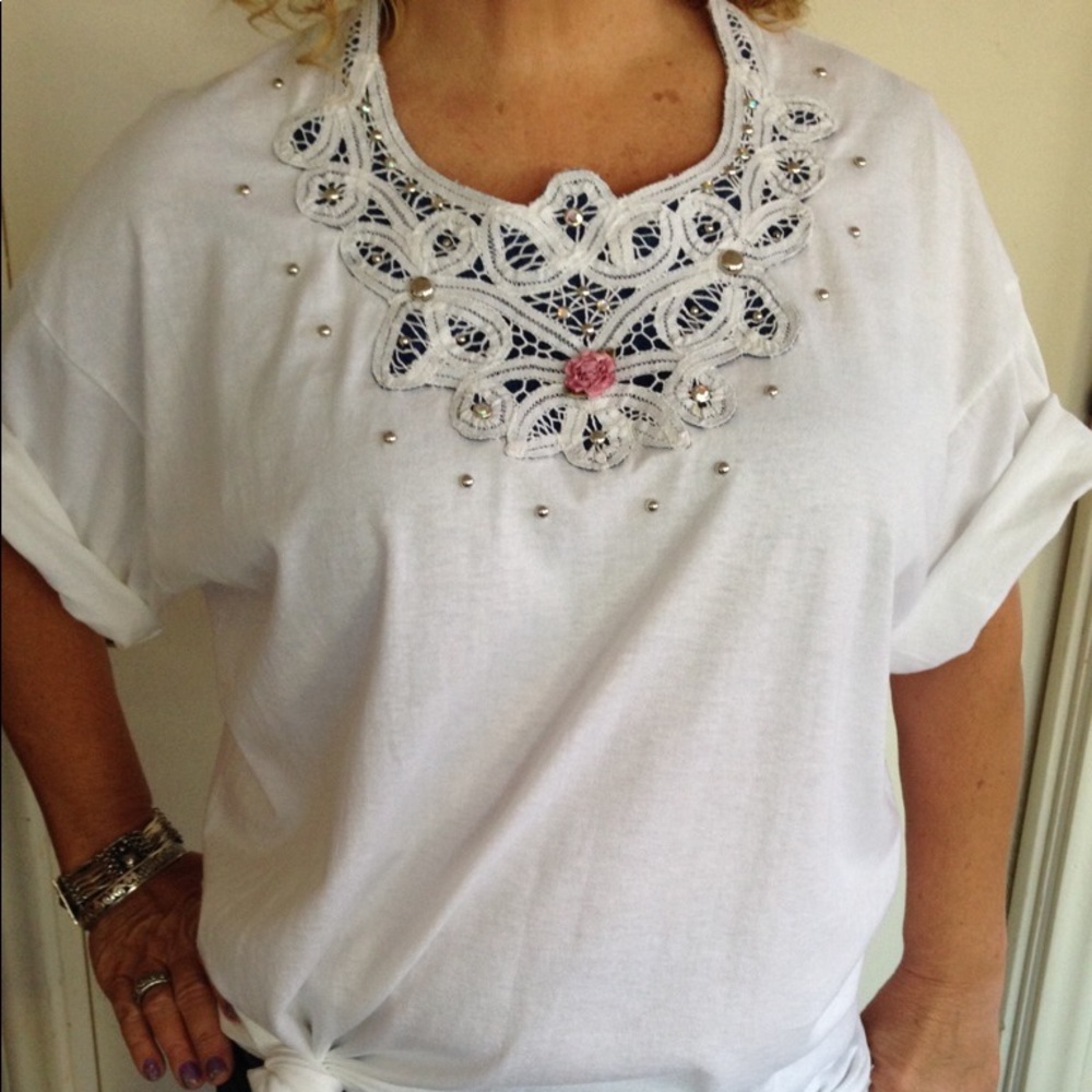 Embellished T-shirt